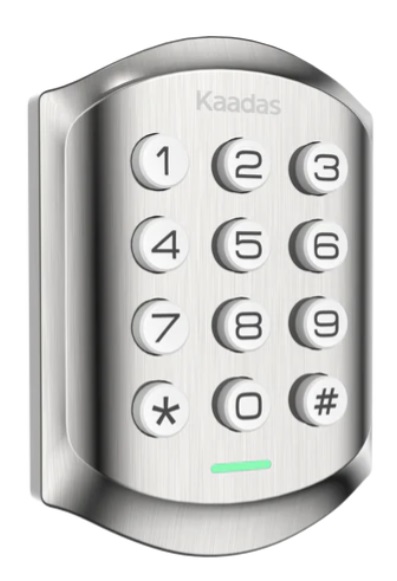 KA200-001-ZW | Z-Wave Key-Free Keypad Deadbolt, Satin Nickel